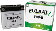 Batéria FULBAT YB9-B (suchá, prevádzkyschopná, kyselinová