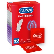 DUREX Feel Thin Mix kondómy 40 ks tenké