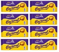 8x 180g CADBURY karamelová mliečna čokoláda UK