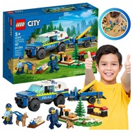 LEGO CITY POLICAJNÉ PSY SÚPRAVA AUTOMOBILOV POLICAJTICKÝ VÝCVIK PSIOV POSTAVIČKY AUTO