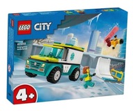 LEGO CITY 60403 NÚDZOVÝ A SNOWBOARDER