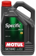 MOTUL SPECIFIC CNG/LPG 5W40 C3 API SM/CF 5L