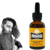 WOOD & SPICE Olej na fúzy Proraso 30ml - nádherná, mužná vôňa