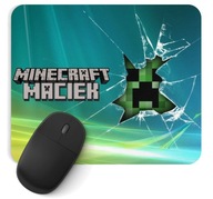 Podložka pod myš + NAME MINECRAFT zabalená vo fólii