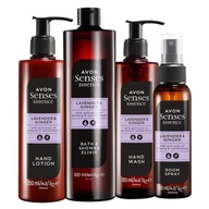 AVON SET telovej kozmetiky 4v1 AVON Essence Levanduľa a zázvor