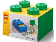 Nádoba na LEGO kocky Brick 4 Green 40051734