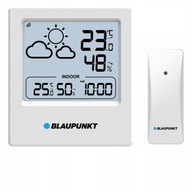 BEZDRÔTOVÁ METEOSTANICA TEPLOMER HYGROMETER PREDPOVEĎ BLAUPUNKT WS10WH