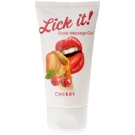 LICK IT MASÁŽNY GÉL CELÉHO TELA ČEREŠŇA 50 ml