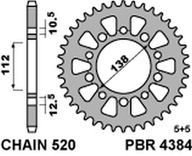 PBR ZADNÉ OZNAČENIE 4384 41 C45 HONDA 500F/R/X 13-16