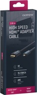 CICKTRONIC HDMI - kábel micro HDMI 2.0 4K 60Hz 2m