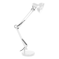 Biela oceľová stolná lampa 84 cm VIRONE 60W E27