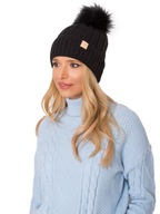 Dámska čiapka WINTER BEANIE s brmbolcom, PODŠÍVKA