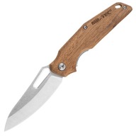 Turistický zatvárací nôž Mil-Tec Drop-point Wood orech