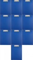 Písacia podložka Biurfol s klipom A4 do schránky modrá x 10