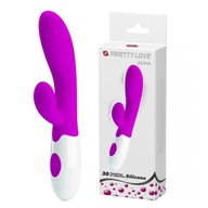 VIBRÁTOR G-SPOT PRETTY LOVE ALVIS PURPLE 20 CM