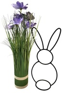 Jedinečná dekoračná figúrka zajaca Králik Easter Loft veľká 60 cm zajačik