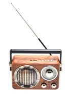 RÁDIO RETRO USB BLUETOOTH SD KARTA FM AUX REPRODUKTOR