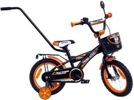 14-palcový bicykel PRIME BMX Sport BLACK/Orange Gloss