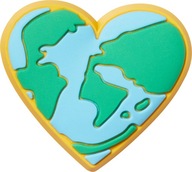 CROCS JIBBITZ CHARMS EARTH HEART PIN