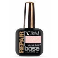 Nails Company Base Milky Pink Glam Gold 6 ml