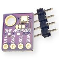 BME280 5V snímač teploty vlhkosti a tlaku i2C SPI Arduino modul