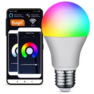 Smart Home E27 WiFi LED žiarovka TUYA 9,5W RGB+W