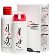 EASY TATTOO Sada na starostlivosť o tetovanie krém 50ml + čistiaci gél. 125 ml