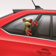 3D zábavná nálepka na auto Peep Frog Art Decor