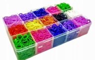 Gumičky Loom Bands, 6000 kusov, 3 krosná, 2 puzdrá