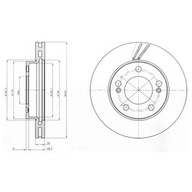 DELPHI BG4206 brzdový kotúč + zadarmo