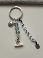 KEYRING KEYRING SERFER SUN SURFING NAME INSTRING