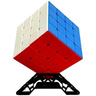 KOCKOVÝ PUZZLE VZDELÁVACÍ LOGICKÁ HRA 4X4 BEZ NÁLEPOK + RUBIK STOJAN