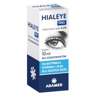 Hialeye Free očné kvapky 0,2% 10 ml ZVLHČUJÚCE