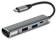 HUB USB-C ADAPTÉR HDMI USB 3.0 PD MacBook M1 4v1