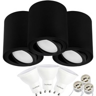 3x Prisadená HALOGÉNOVÁ SPOT TUBE + LED GU10