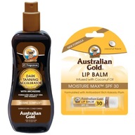 Australian Gold Accelerator sprej 237 ml + Coconut Lip SPF30 balzam na pery