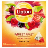 Lipton Owoce Leśne Čierny čaj 20 vrecúšok