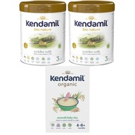 KENDAMIL BIO Nature 3 2x800g+ryžová kaša