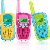 WALKIE TALKIE 3KS PRE DETI KRÁTKOLVNÍ CESTOVATELIA ŁKI TOKI VEĽKÝ SET