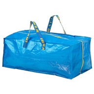 IKEA sťahovacia nákupná taška, modrá, 76L