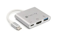 Multiport USB-C na adaptér HDMI/USB-A 3.0/USB-C PD