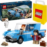 LEGO 76424 HARRY POTTER Lietajúci Ford Anglia + darčeková taška pre deti od 7 rokov