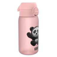 Malá ružová fľaša na vodu na výlety Panda ION8 0,4l