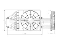 TYC 837-0033-1 Asistent napájania, chladiaci ventilátor