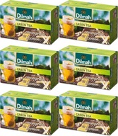 Zelený čaj vo vrecúškach Dilmah Lemongrass & lemon 20 ks x6