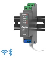 Shelly Pro 2 2-kanálové WIFI LAN relé na DIN