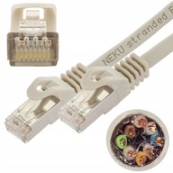 NEKU Patchcord kábel S/FTP screen cat.6a PIMF 10m