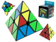 Logická kocka PYRAMINX Black MoYu