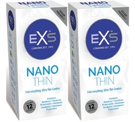 EXS NANO Thin ULTRA tenké kondómy 24 ks.