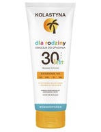 Kolastyna vodeodolná emulzia na opaľovanie pre rodinu SPF 30 250 ml